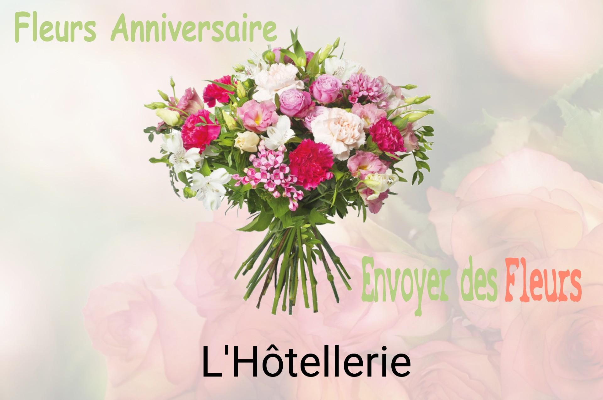 Bouquet de fleurs d’anniversaire livré à L'Hôtellerie