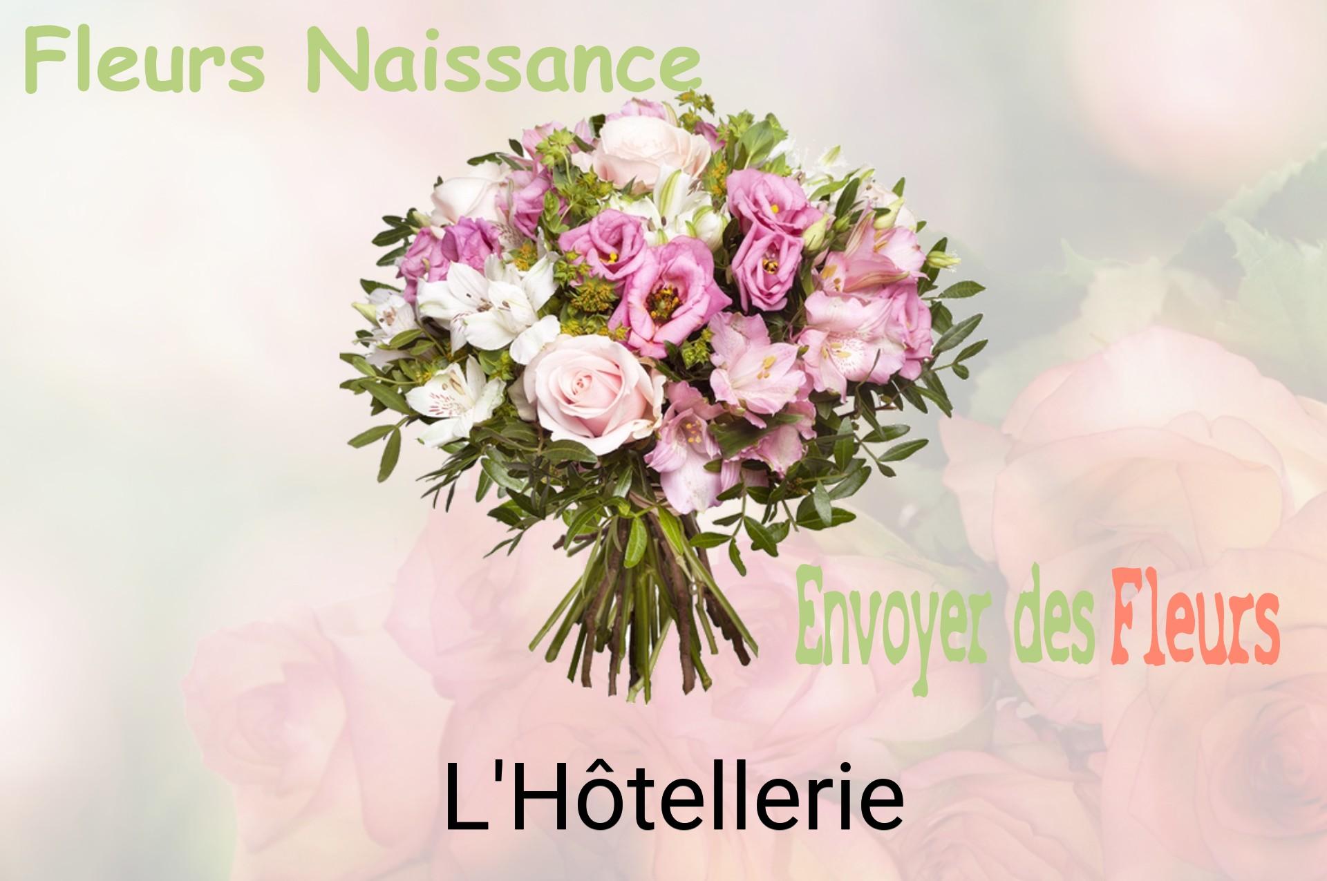 Bouquet de fleurs de naissance livré à L'Hôtellerie